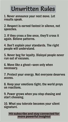 Master the rules nobody talks about—only the disciplined understand.