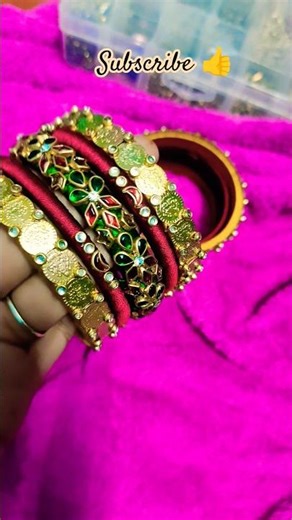 thread bangles designs 😍/new look#threadbangles #subscribetomychannel @Threadbanglescorner
