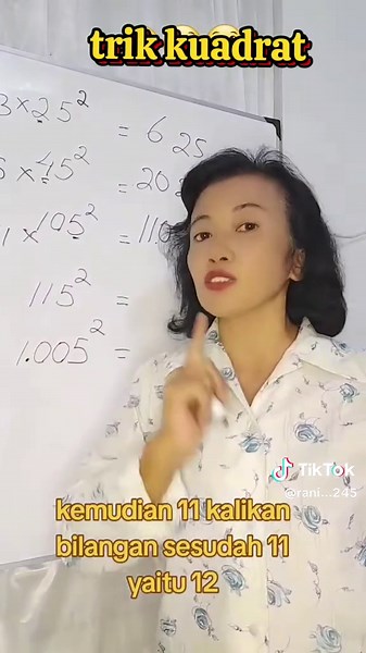 Trik Mudah Menghitung Kuadrat dalam Matematika