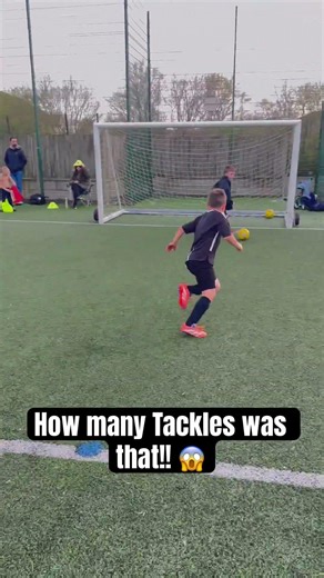 How many tackles Harry 😱 Football Training and as soon as they arrive go into a game #football