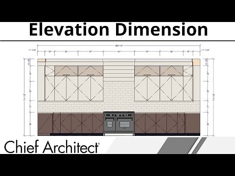 Using Auto Elevation Dimensions for Wall Elevations