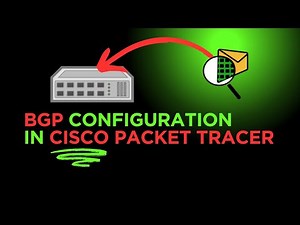 BGP Configuration and Simulation in Cisco Packet Tracer | eBGP | Advertising Loopbacks