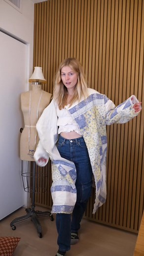 DIY Blanket Jacket Tutorial