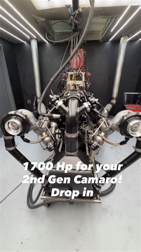 Tom Nelson on Instagram: "Do you have a Second-Gen Camaro you’ve been thinking about going twin-turbo with? Look no further — we’ve got the perfect drop-in package ready for you. This combo makes 1,300 HP on pump gas 1700 on Race gas and can be daily-driven .We offer setups for most all muscle cars . Give us a call we would love to get you into a package. #NelsonRacingEngines #AreyourreadytobepoweredbyNRE #2ndGenCamaro"