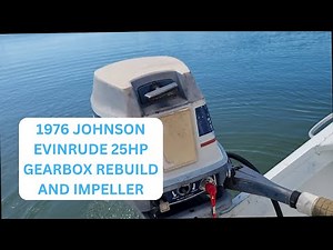 1976 Johnson Evinrude 25hp outboard motor Gearbox Reaseal & Water Pump/Impeller