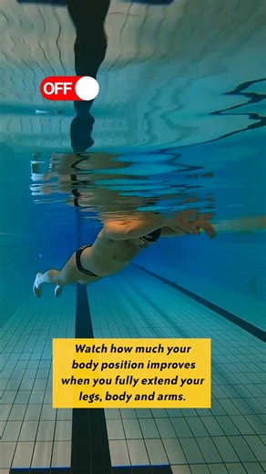 14K views · 102 reactions | Watch how much your body position improves when you fully extend your legs, body, and arms. In swimming, drag is the enemy. Any unnecessary bends or misalignment in your body increases resistance, forcing you to work harder for the same distance. Stretc | SwimGym | Facebook