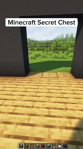 Minecraft Secret Chest #minecraft #viral #minecraftbuilding #minecrafttutorial