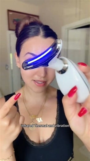 Lunessa Glow on Instagram: "7 Colors Anti Wrinkle Facial Massager Neck Face Beauty Device Skin Tighten Facial Lift Device Reduce Double Chin Skin Care Tool 7-color LED facial massager for face and neck skincare Helps reduce the appearance of wrinkles and fine lines with regular use Supports skin tightening and lifting care for a firmer look Assists in improving the look of double chin and jawline Multiple light modes to target different skin concerns Promotes better absorption of skincare produc