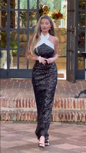 Steal the Spotlight at Every Party in This Halter Dress ✨🔥