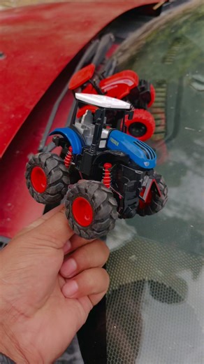 RC 2️⃣ smart PUNJAVI tractor toy truck unboxing and ramp racing test. #remotecontrol #shorts #rc
