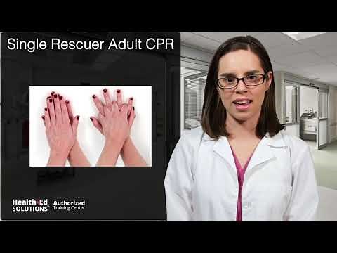 One Rescuer CPR for Adults | CPR Certification Institute