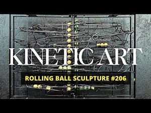 Rolling Ball Sculpture - kinetic marble run cn:206
