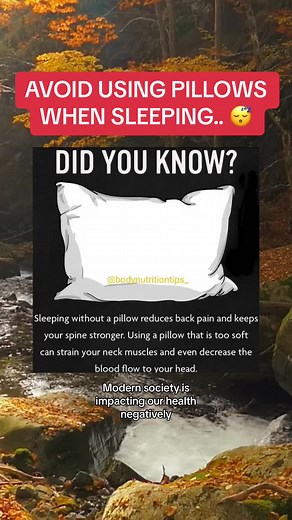 Benefits of Sleeping Without Pillows