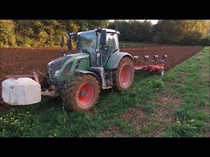 Fendt 514 et charrue grégoire besson//labour 2017