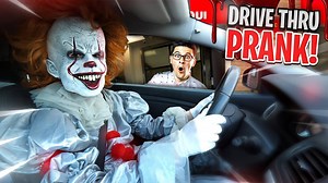 Creepy Clown Drive-Thru Prank Left Everyone Screaming