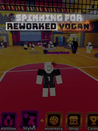 New yogan rework update vbl spinning new codes #roblox #volleyballlegends #haikyuulegends