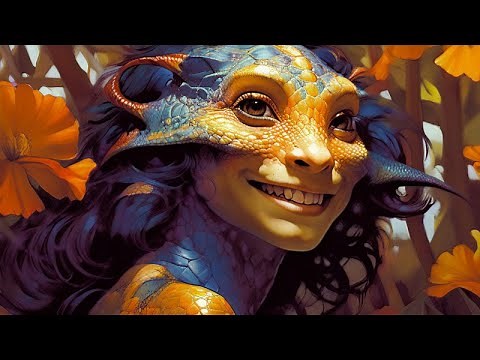 Girl in Anthro Lizard TF an Amazing Animal Morphing