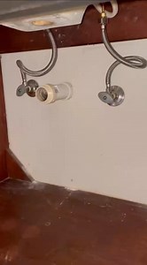 Compression angle stop replacement. #plumbing #repair #fyp | Professor Plumber