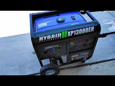Surging DuroMax XP13000EH Portable Generator - Bypass Fuel Selector Switch