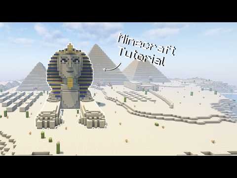 How to build a sphinx in minecraft part1