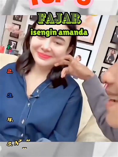 TOP 5 FAJAR ISENGIN MANDA #fyp #fajarsadboy #amandamanopo #komedi #videoviral
