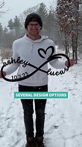  Get 50% OFF our Infinity Monograms ✨ Looking for the perfect gift to celebrate love and unity? Look no further than our meticulously crafted Metal Infinity Monogram with Hearts, the couple's first names, and a date!  Handcrafted in Michigan and powder coated for unparalleled durability, this stunning piece of art is more than just a decoration – it's a symbol of everlasting love and devotion. | Lakeshore Metal Decor | Facebook