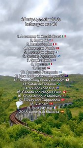 How many have you done? Tell us 👇 #travelreels #bucketlist #newyearsresolution | Travelpirates.com