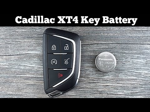 2024 CADILLAC XT4 Key Fob Battery Replacement - How To Replace Change XT4 Remote Batteries DIY
