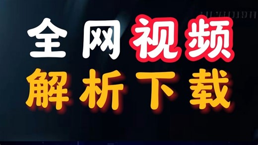 一款支持海量视频解析免费下载工具