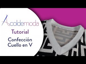 Cómo coser un CUELLO EN V CERRADO paso a paso (DIY)