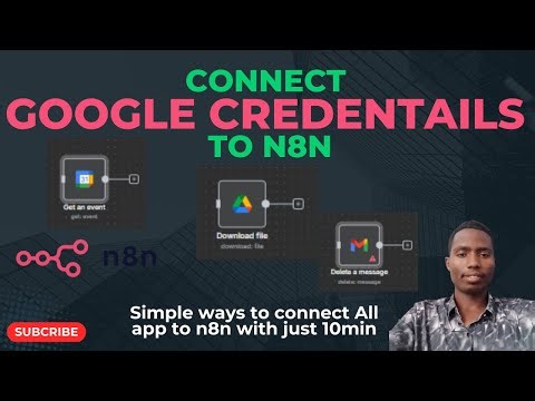 How to Connect Google Apps to n8n | Drive, Gmail, Calendar Automation