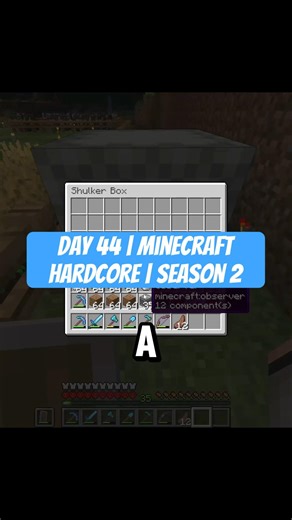 Day 44 of playing 100 days in Minecraft Hardcore Mode… LOTS OF TREES BROKEN. #minecrafthardcormode