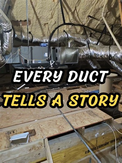 Most people see an attic full of ductwork. We see the story your airflow is telling. Every home has its own airflow pattern, and you can’t understand it by glancing at a thermostat. You have to get up into the attic, count every run, see how the system is laid out, and understand how each duct impacts comfort in the rooms below. This is why our team takes the time to map the system instead of guessing. When you know how the air is actually moving, you can fix hot rooms, balance the home, and mak