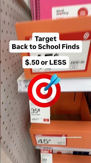 Back to School Supplies under 50 Cents! #targetfinds #backtoschool #schoolsupplies