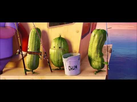 Tempête de Boulettes Géantes 2—L'île des Miam- Nimaux // Clip - Singing with pickles (VOST-FR)