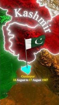 How Pakistan Lost Gurdaspur in 72 Hours! 🇵🇰📉 #gurdaspur #kashmirissue #radcliffe #shorts