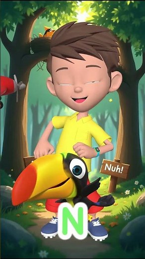 M, N, O Phonics Song for Kids! 🐒🐦🦉 | ABC Fun Learning #phonics #ABC