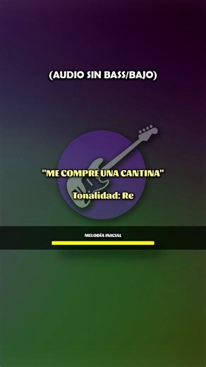 16K views · 283 reactions | "Me Compre una Cantina" Pista sin Bass/Bajo #mecompreunacantina #LosCardenalesDeNuevoLeon #bass #bajo #karaoke | Tu Practicador Musical | Facebook