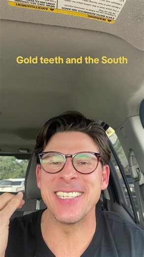Down here in the South, gold teeth ain’t about flexin’ hard — it’s about tradition, confidence, and just a little shine. Nothin’ loud… just a clean glimpse when the smile get big ✨ #SouthernStyle #GoldTeeth #CountryDrip #SouthernCulture #LeDouxitt