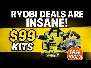 Ryobi Black Friday DEALS: $99 Combo Kits + FREE Tools at Home Depot! (Early 2025 Mega Savings)