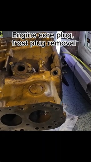 Simple, easy way to remove an Engine Core Plug, Frost plug in under 1 minute.