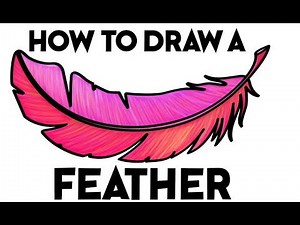 How to Draw a Feather Easy Step by Step Drawing Tutorial for Beginners