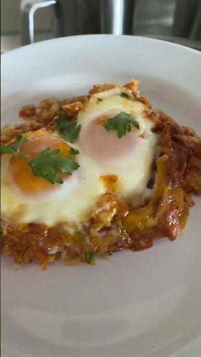 Shakshuka Eggs in Homemade Tomato Sauce | Mediterranean Breakfast