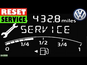 How do you reset the Volkswagen Transporter service warning light?