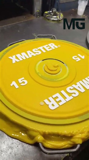 How Liquid Urethane Transforms Steel Into Premium Gym Plates
