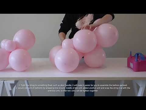 Balloon Garland Tutorial