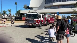 1.1K views · 30 reactions | Truck 1 participated this morning in a public education event at the Downtown library which involved reading to children and providing a tour of the truck. At the end of the event Truck 1 received a call for a medical aid. | City of Riverside Fire Department | Facebook