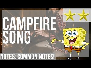 How to play Campfire Song (Spongebob) by Dan Povenmire on Tin Whistle (Tutorial)