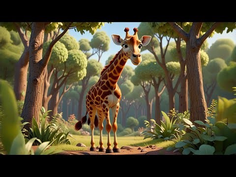 The Giraffe Who Liked to Sing 🦒🎶 | Animal Sounds & Music Fun for Kids | Learn with Singing Safari