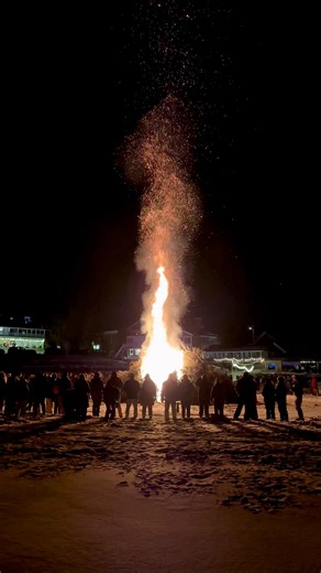 Tonight was a truly spectacular evening at the Great Ice festival in North Hero, Vermont, featuring food and drink vendors, s’mores by the campfire, ice skating on multiple rinks and ovals cleared from the snow on Lake Champlain, and highlighted by a massive Christmas tree bonfire and one of the best fireworks shows I’ve ever seen in Vermont. The festival continues all weekend, and I’ll be posting photos starting Saturday morning! | Adam Silverman Photography